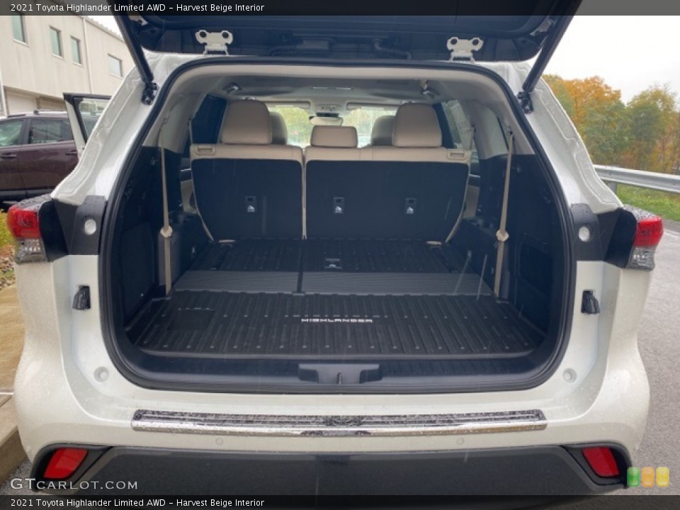 Harvest Beige Interior Trunk for the 2021 Toyota Highlander Limited AWD #139920999