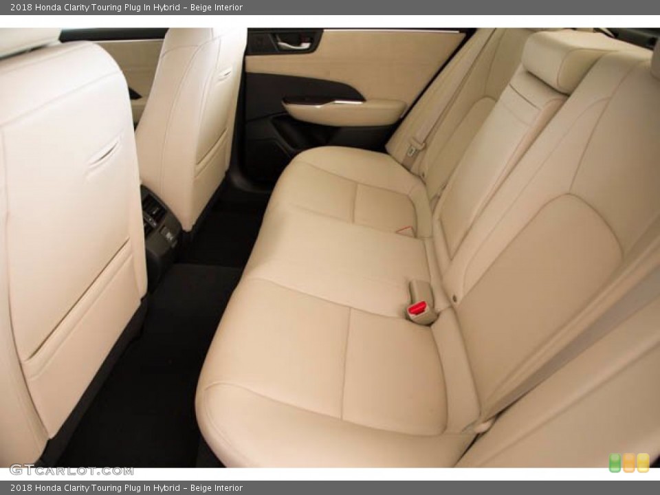 Beige Interior Rear Seat for the 2018 Honda Clarity Touring Plug In Hybrid #139921152
