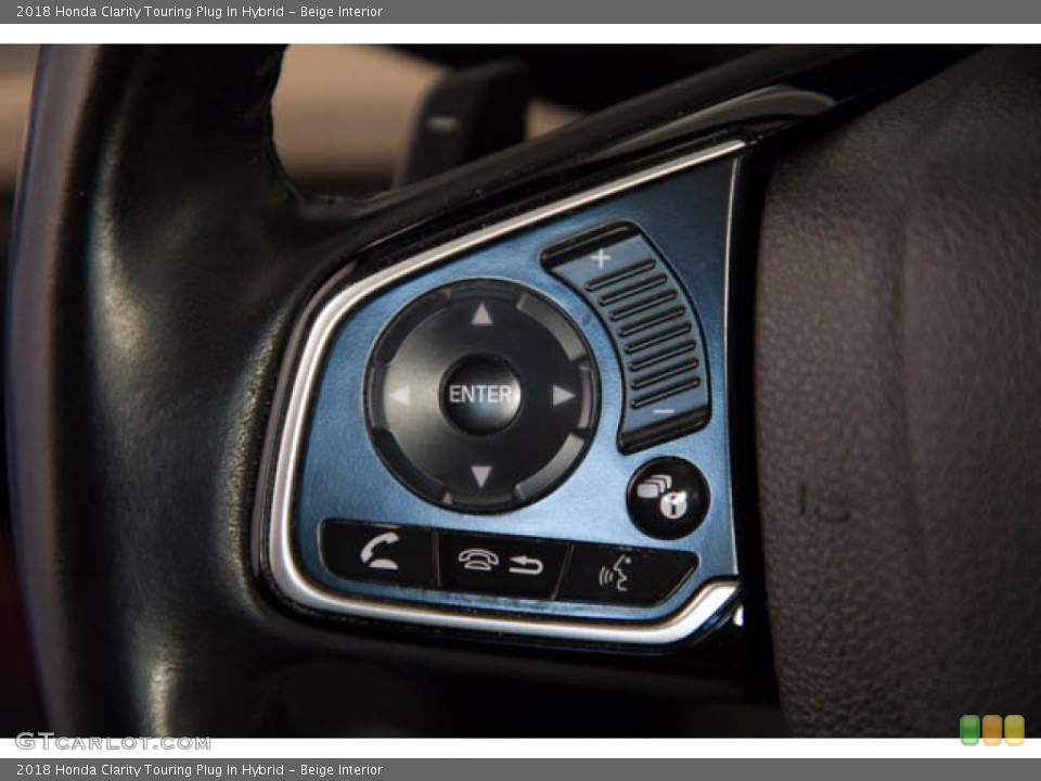 Beige Interior Controls for the 2018 Honda Clarity Touring Plug In Hybrid #139921371