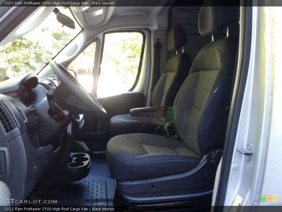 Black Interior Front Seat for the 2021 Ram ProMaster 2500 High Roof Cargo Van #139923471