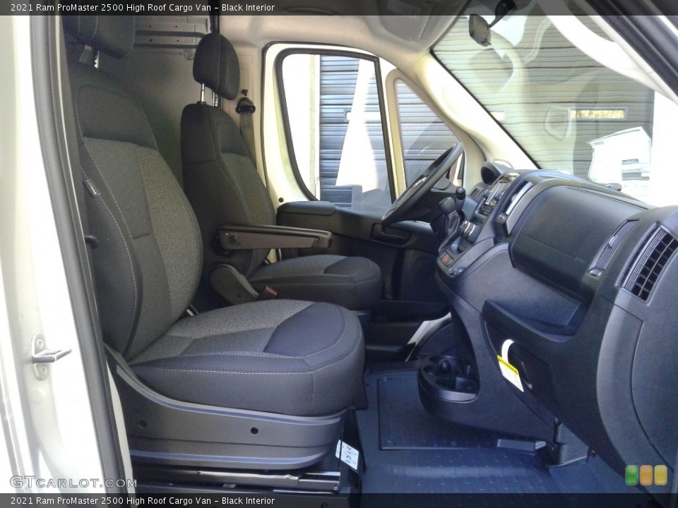 Black Interior Front Seat for the 2021 Ram ProMaster 2500 High Roof Cargo Van #139923549