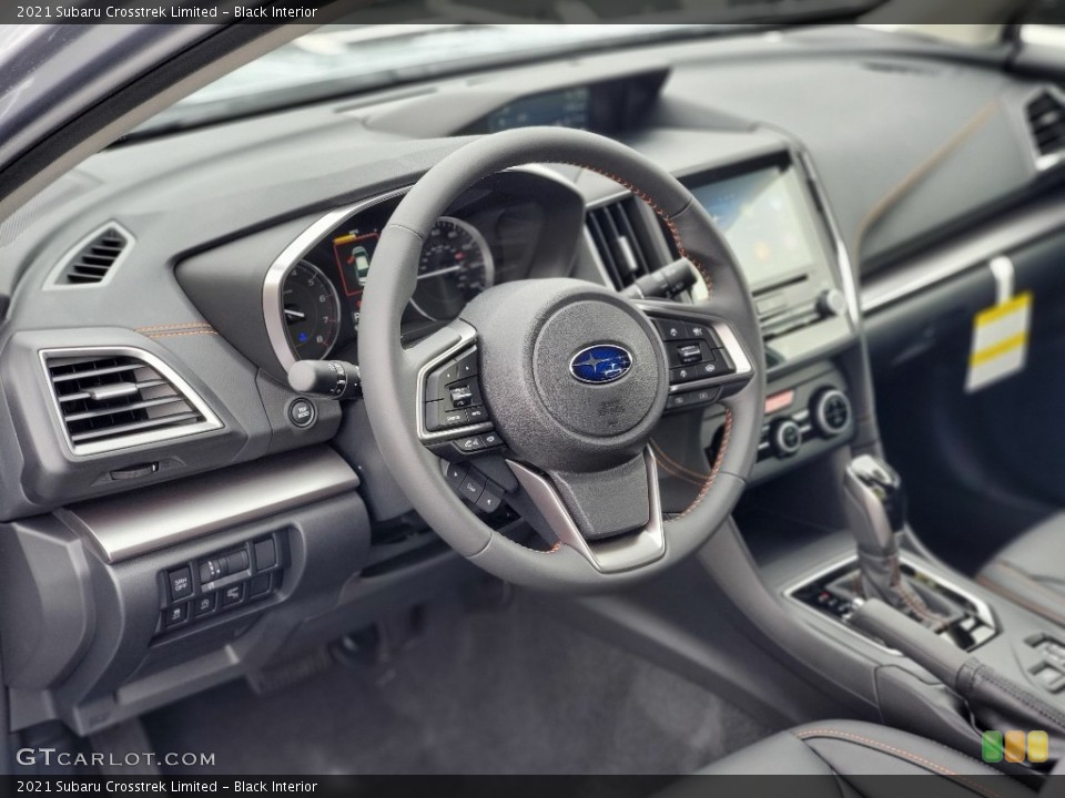 Black Interior Steering Wheel for the 2021 Subaru Crosstrek Limited #139928266