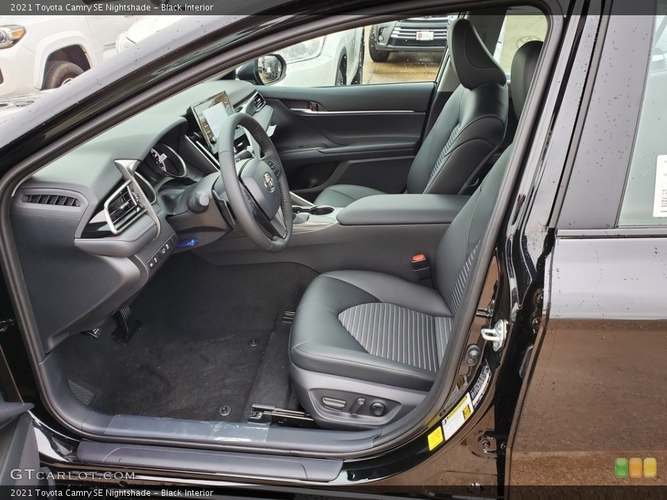 Black Interior Photo for the 2021 Toyota Camry SE Nightshade #139928319