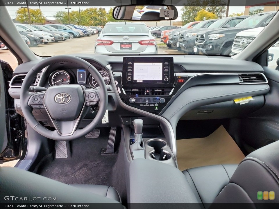 Black Interior Dashboard for the 2021 Toyota Camry SE Nightshade #139928368