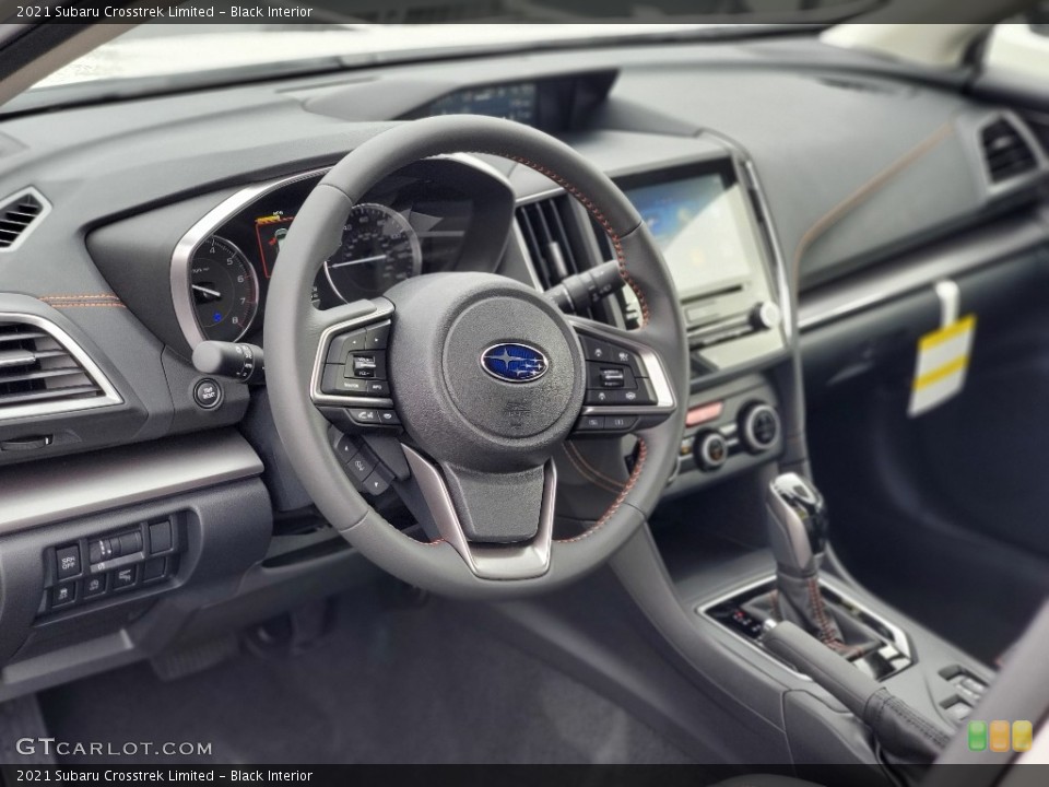 Black Interior Steering Wheel for the 2021 Subaru Crosstrek Limited #139928617