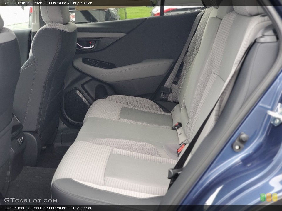 Gray Interior Rear Seat for the 2021 Subaru Outback 2.5i Premium #139929769