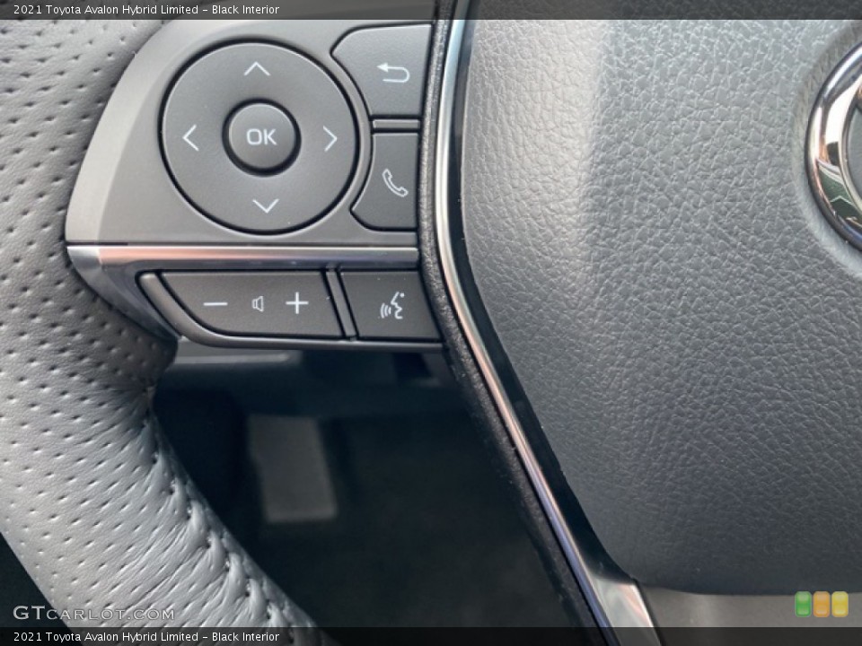 Black Interior Steering Wheel for the 2021 Toyota Avalon Hybrid Limited #139930222