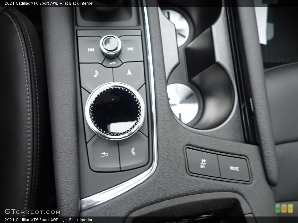 Jet Black Interior Controls for the 2021 Cadillac XT6 Sport AWD #139930243