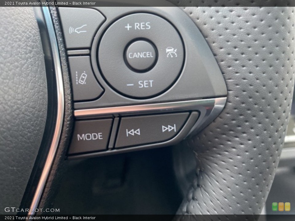 Black Interior Steering Wheel for the 2021 Toyota Avalon Hybrid Limited #139930249