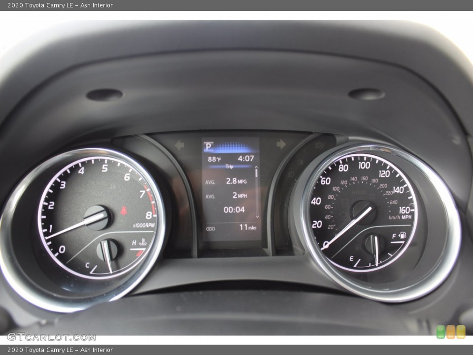 Ash Interior Gauges for the 2020 Toyota Camry LE #139931131