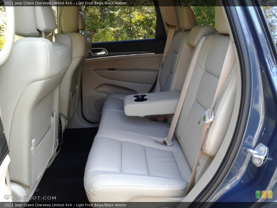 Light Frost Beige/Black Interior Rear Seat for the 2021 Jeep Grand Cherokee Limited 4x4 #139932169