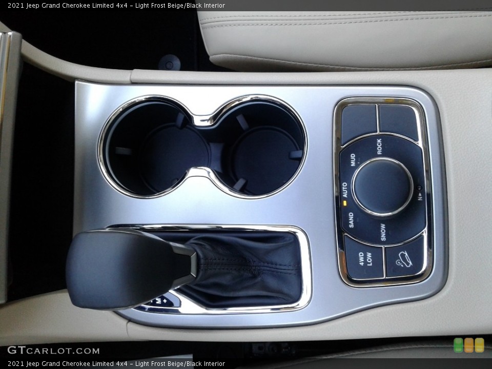 Light Frost Beige/Black Interior Transmission for the 2021 Jeep Grand Cherokee Limited 4x4 #139932589