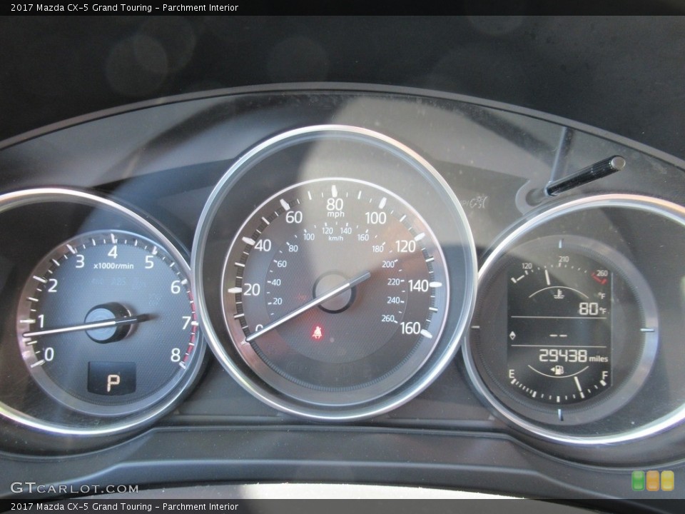 Parchment Interior Gauges for the 2017 Mazda CX-5 Grand Touring #139932793
