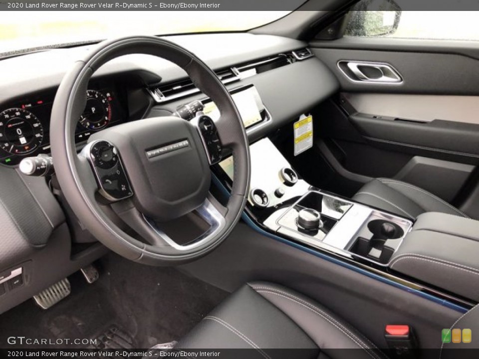 Ebony/Ebony Interior Dashboard for the 2020 Land Rover Range Rover Velar R-Dynamic S #139933036