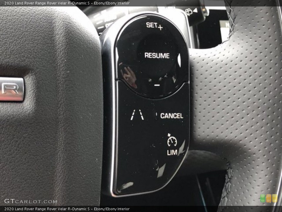Ebony/Ebony Interior Steering Wheel for the 2020 Land Rover Range Rover Velar R-Dynamic S #139933078