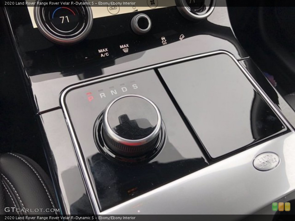 Ebony/Ebony Interior Transmission for the 2020 Land Rover Range Rover Velar R-Dynamic S #139933276