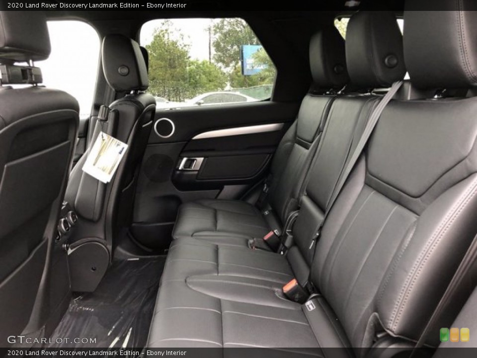 Ebony Interior Rear Seat for the 2020 Land Rover Discovery Landmark Edition #139933468