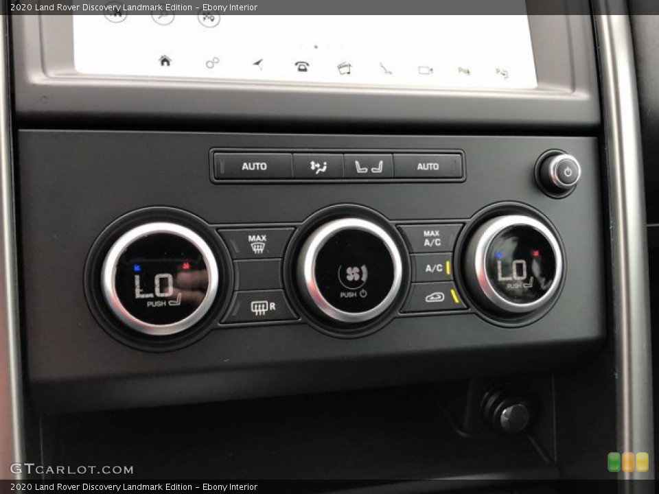Ebony Interior Controls for the 2020 Land Rover Discovery Landmark Edition #139933729
