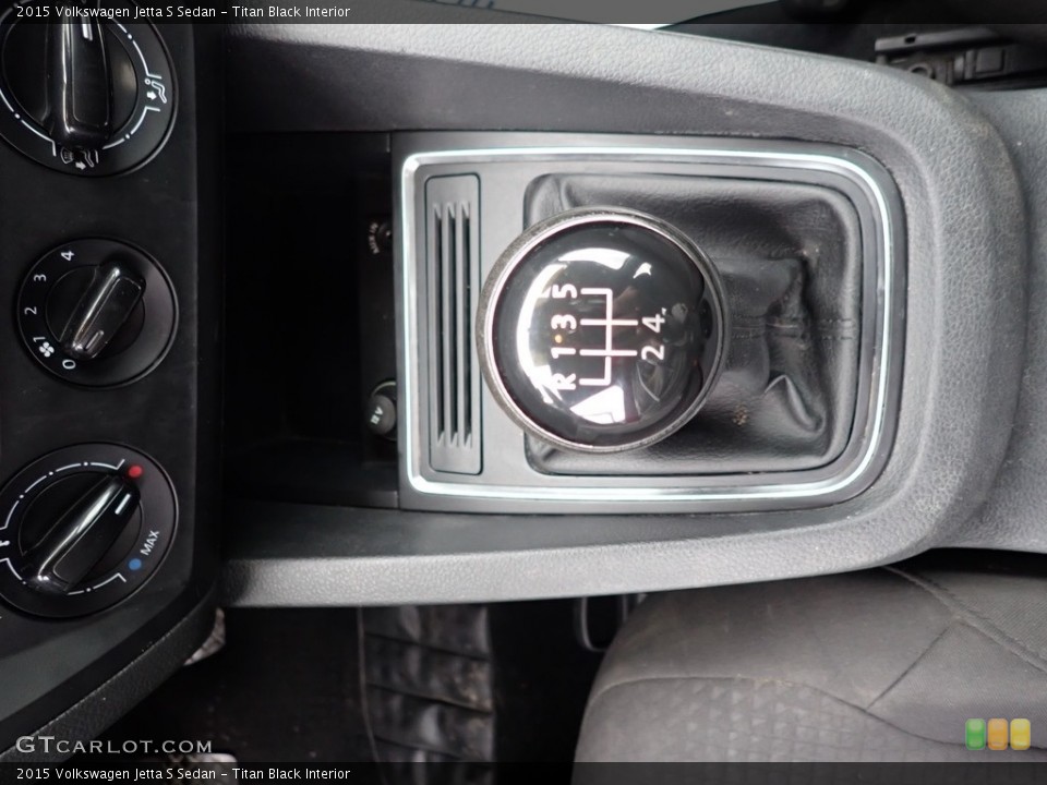 Titan Black Interior Transmission for the 2015 Volkswagen Jetta S Sedan #139934056