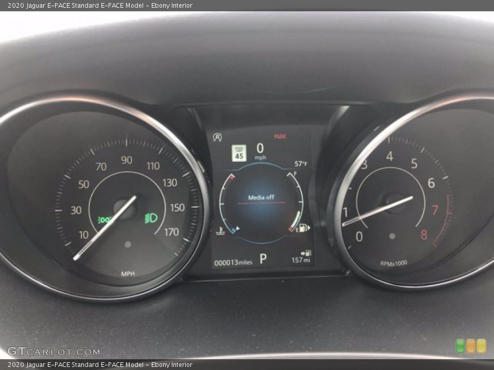Ebony Interior Gauges for the 2020 Jaguar E-PACE  #139934092