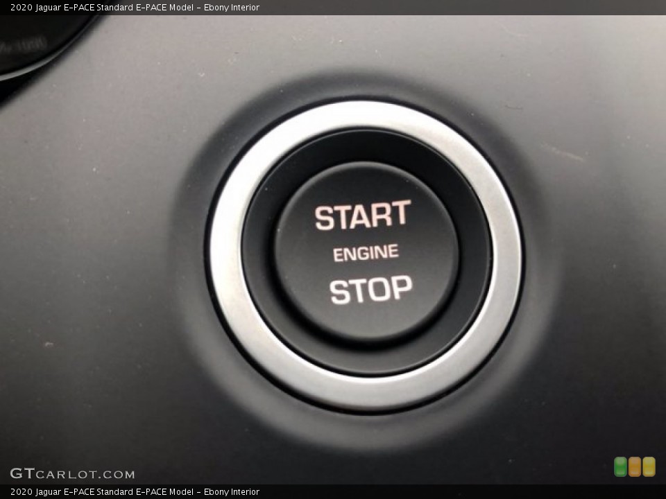 Ebony Interior Controls for the 2020 Jaguar E-PACE  #139934107