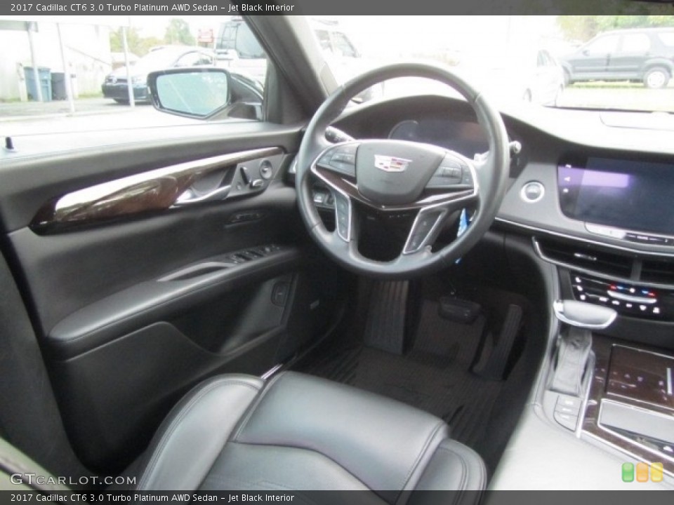 Jet Black Interior Front Seat for the 2017 Cadillac CT6 3.0 Turbo Platinum AWD Sedan #139935059