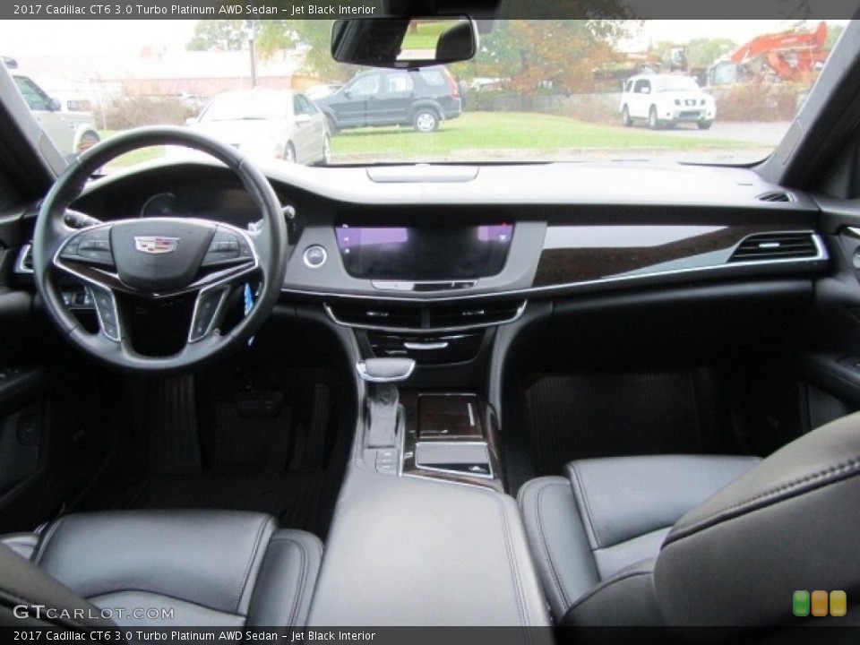 Jet Black Interior Dashboard for the 2017 Cadillac CT6 3.0 Turbo Platinum AWD Sedan #139935071