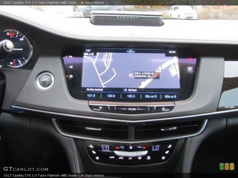 Jet Black Interior Controls for the 2017 Cadillac CT6 3.0 Turbo Platinum AWD Sedan #139935086