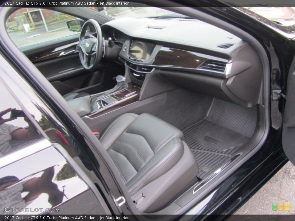 Jet Black Interior Front Seat for the 2017 Cadillac CT6 3.0 Turbo Platinum AWD Sedan #139935139
