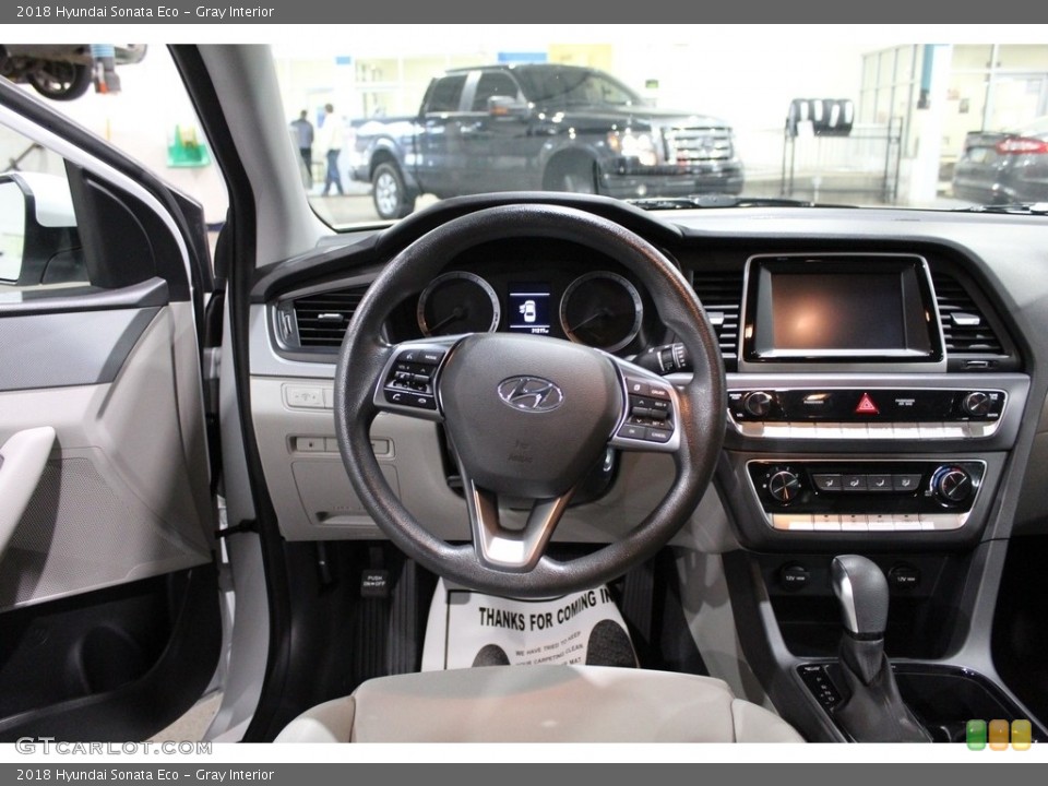 Gray Interior Dashboard for the 2018 Hyundai Sonata Eco #139935191