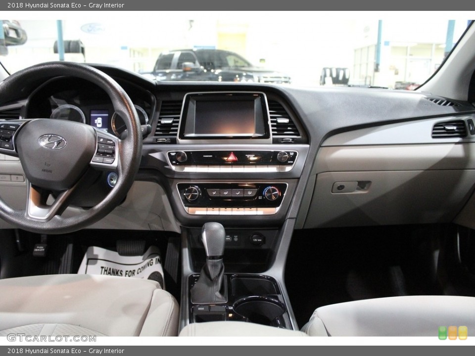 Gray Interior Dashboard for the 2018 Hyundai Sonata Eco #139935197