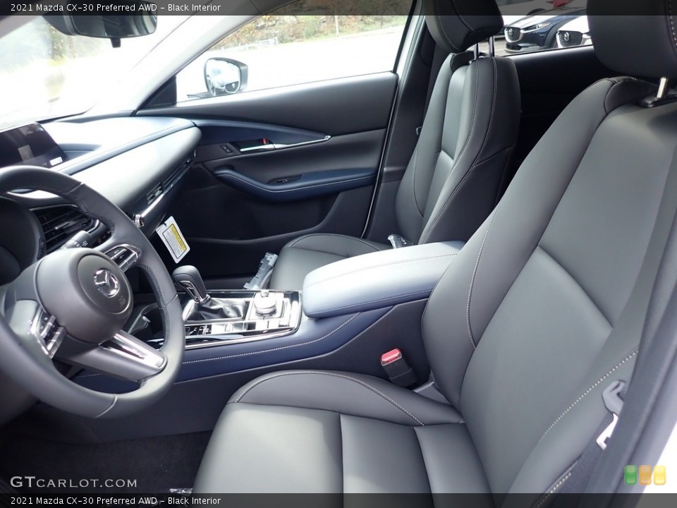 Black Interior Photo for the 2021 Mazda CX-30 Preferred AWD #139937199