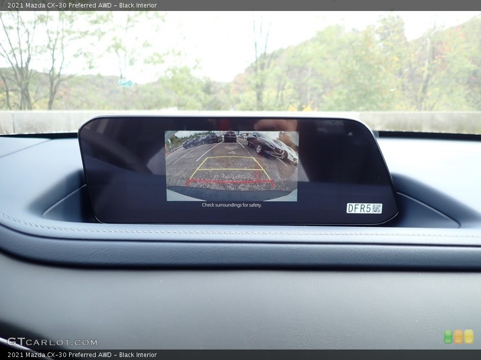 Black Interior Navigation for the 2021 Mazda CX-30 Preferred AWD #139937313