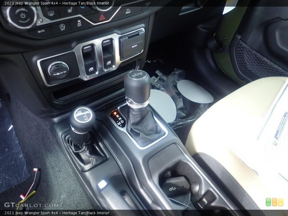 Heritage Tan/Black Interior Transmission for the 2021 Jeep Wrangler Sport 4x4 #139937628