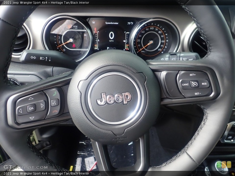 Heritage Tan/Black 2021 Jeep Wrangler Interiors