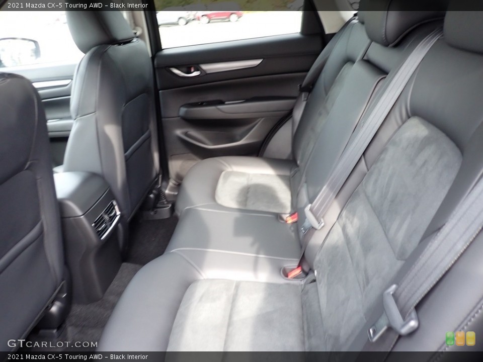 Black Interior Rear Seat for the 2021 Mazda CX-5 Touring AWD #139938591