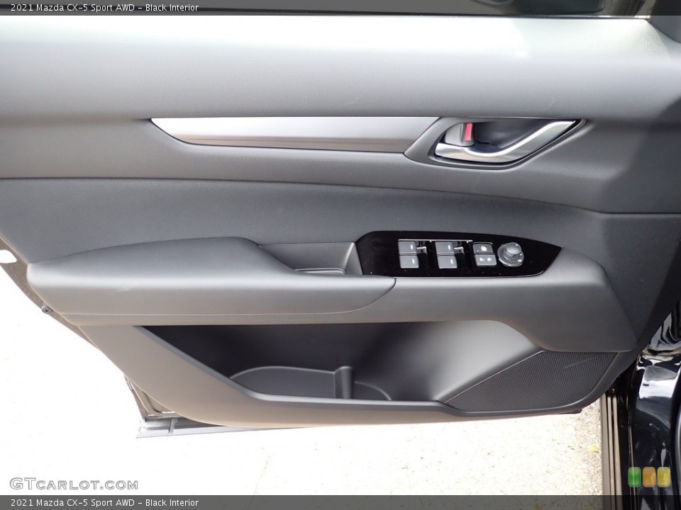 Black Interior Door Panel for the 2021 Mazda CX-5 Sport AWD #139939020