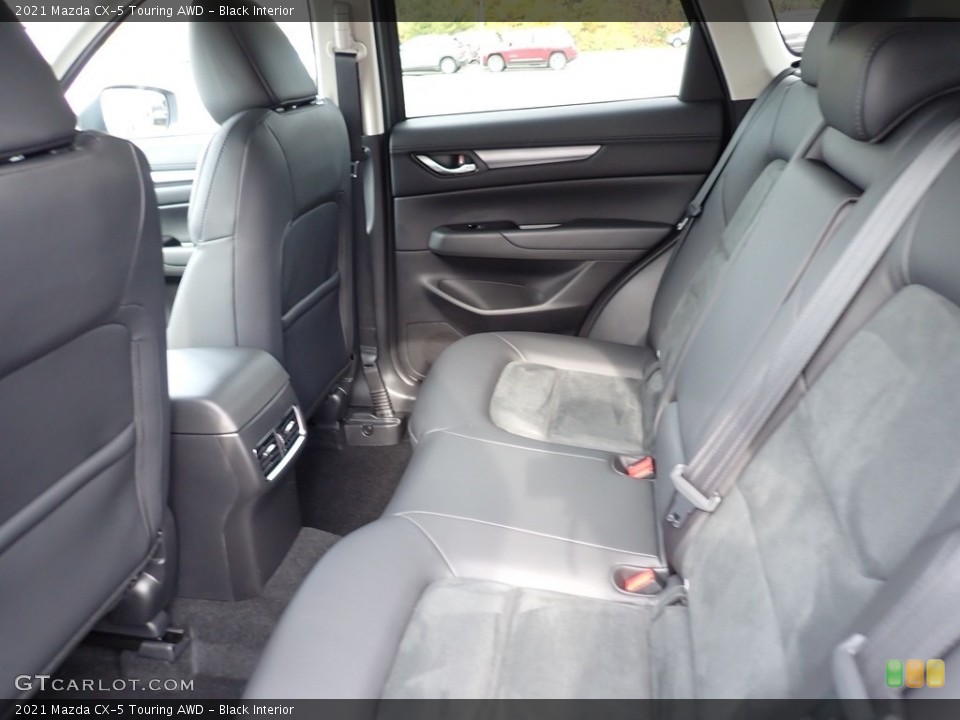 Black Interior Rear Seat for the 2021 Mazda CX-5 Touring AWD #139939314