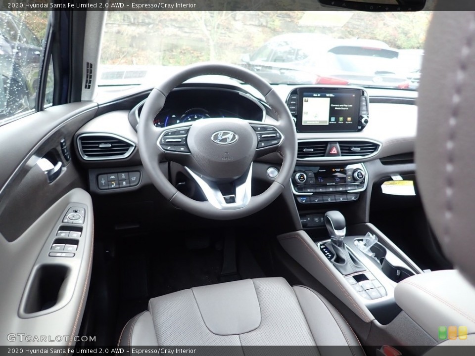 Espresso/Gray Interior Front Seat for the 2020 Hyundai Santa Fe Limited 2.0 AWD #139940739