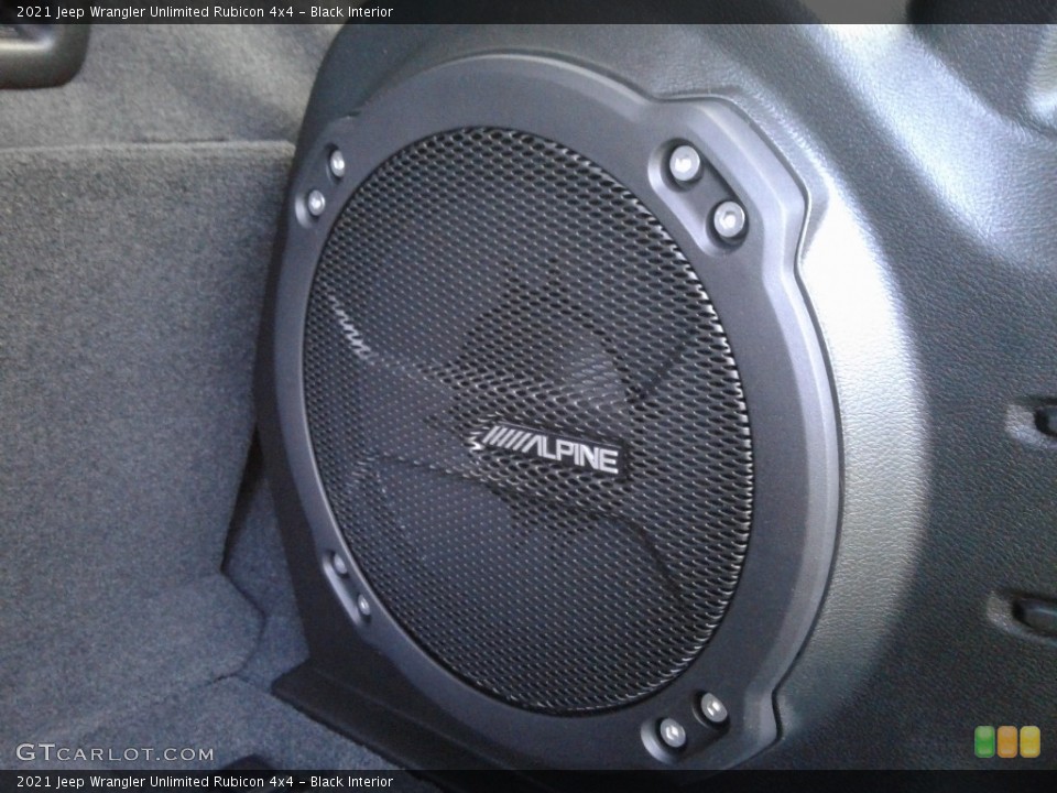 Black Interior Audio System for the 2021 Jeep Wrangler Unlimited Rubicon 4x4 #139941492