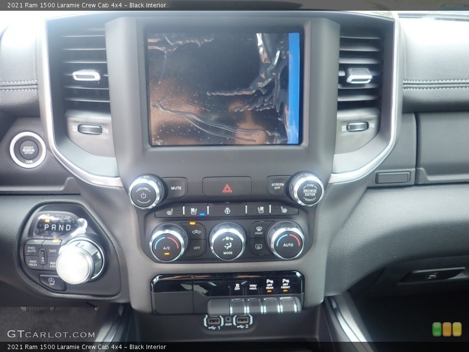 Black Interior Controls for the 2021 Ram 1500 Laramie Crew Cab 4x4 #139942149