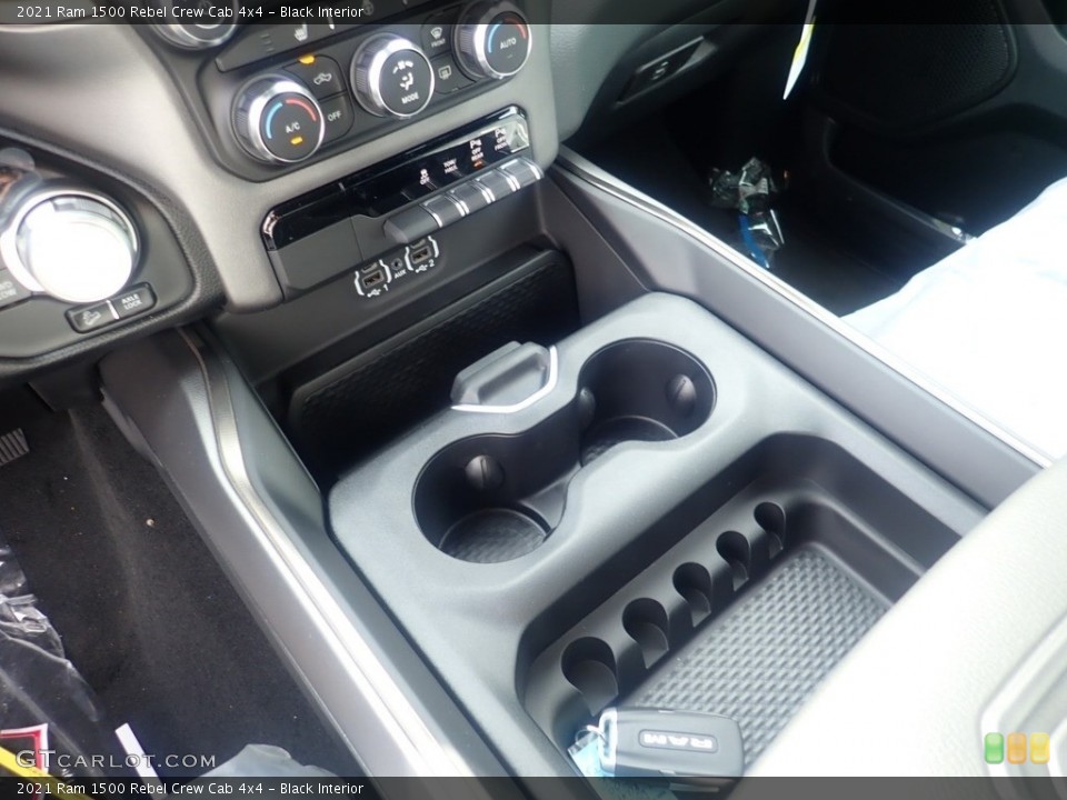Black Interior Controls for the 2021 Ram 1500 Rebel Crew Cab 4x4 #139942622