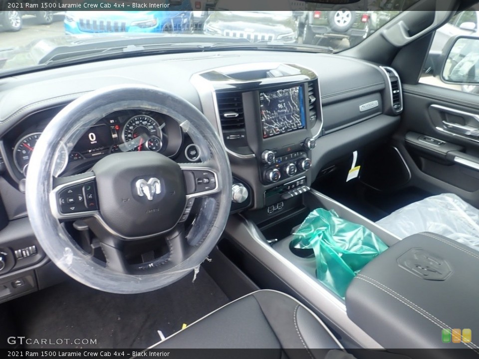 Black Interior Dashboard for the 2021 Ram 1500 Laramie Crew Cab 4x4 #139943886