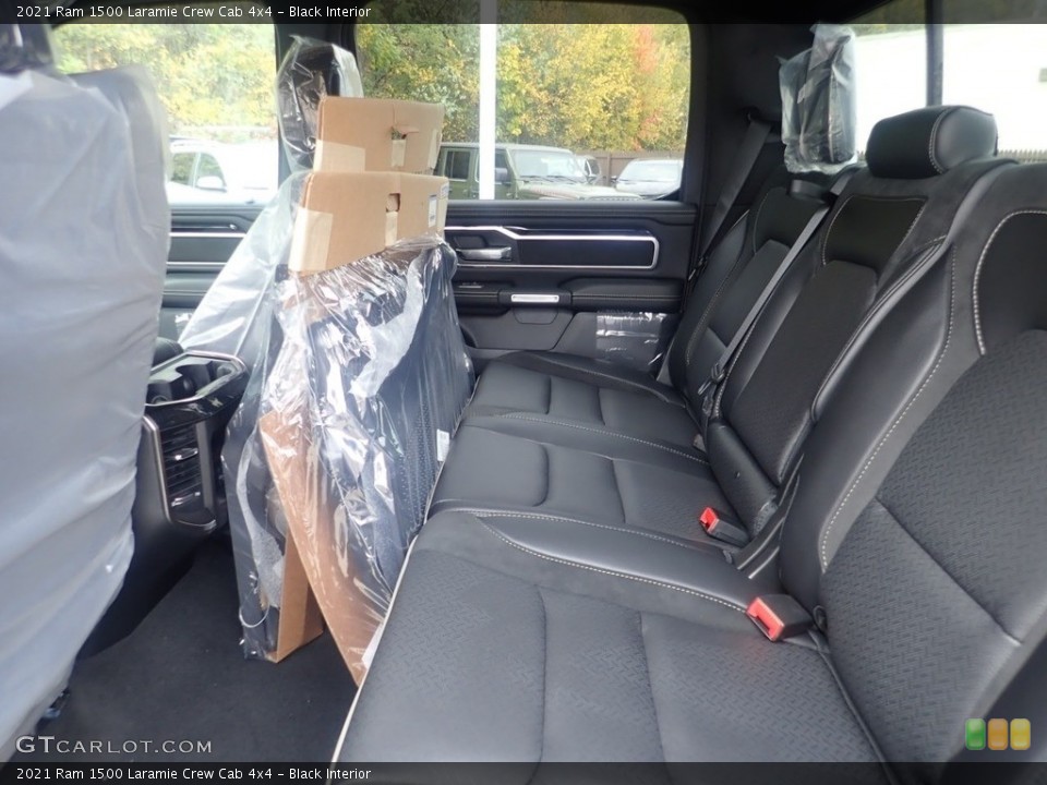 Black Interior Rear Seat for the 2021 Ram 1500 Laramie Crew Cab 4x4 #139943913
