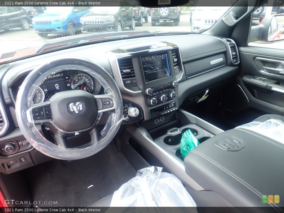 Black Interior Photo for the 2021 Ram 1500 Laramie Crew Cab 4x4 #139944360