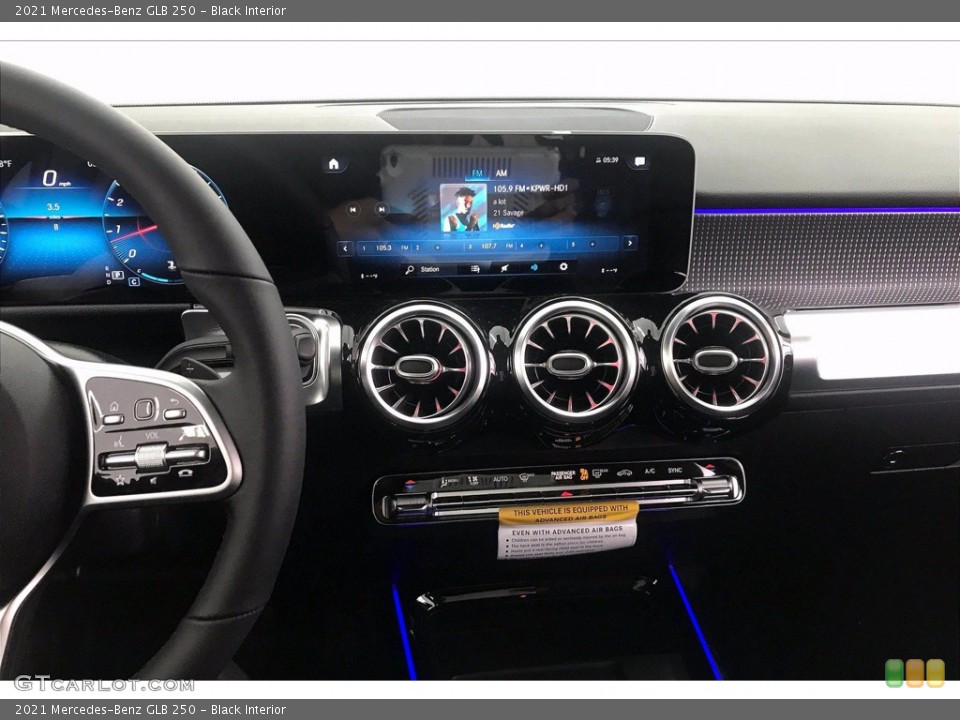 Black Interior Controls for the 2021 Mercedes-Benz GLB 250 #139946694