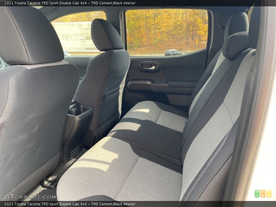 TRD Cement/Black Interior Rear Seat for the 2021 Toyota Tacoma TRD Sport Double Cab 4x4 #139947099