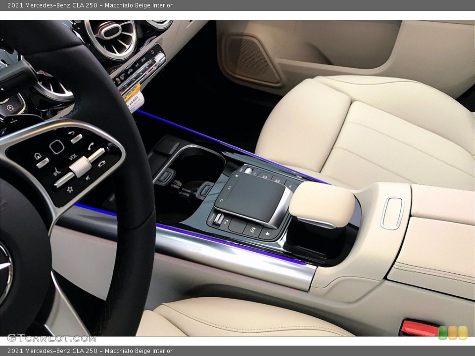 Macchiato Beige Interior Controls for the 2021 Mercedes-Benz GLA 250 #139947321