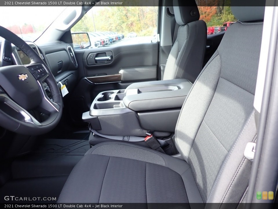 Jet Black Interior Front Seat for the 2021 Chevrolet Silverado 1500 LT Double Cab 4x4 #139947593