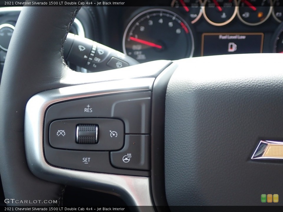 Jet Black Interior Steering Wheel for the 2021 Chevrolet Silverado 1500 LT Double Cab 4x4 #139947690